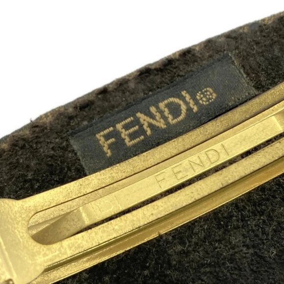 FENDI-Dark Brown Light Brown Chemical Fiber Hardware Other Jewellery 123-081425 - Picture 4 of 4